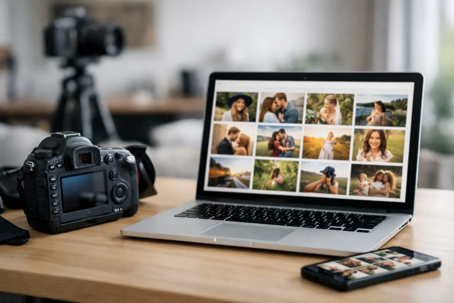 Czy fotograf potrzebuje galerii online do sesji?